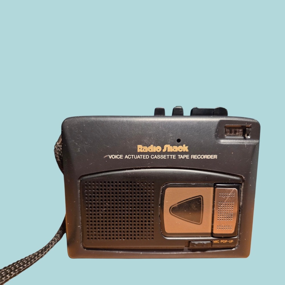 RadioShack CTR-96 Voice‎ Actuated Cassette Tape Recorder Player Model 14-1105